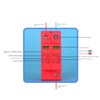 Voltage Surge Arrester Device 2P Photovoltaic DC Surge Protector DC1000V