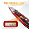 12V-250V Voltage Tester,Non-Contact Voltage Tester,Electrical Tester with LED Flashlight and