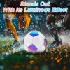 bssmmai Size 5 Football Glow In The Dark Reflective Football