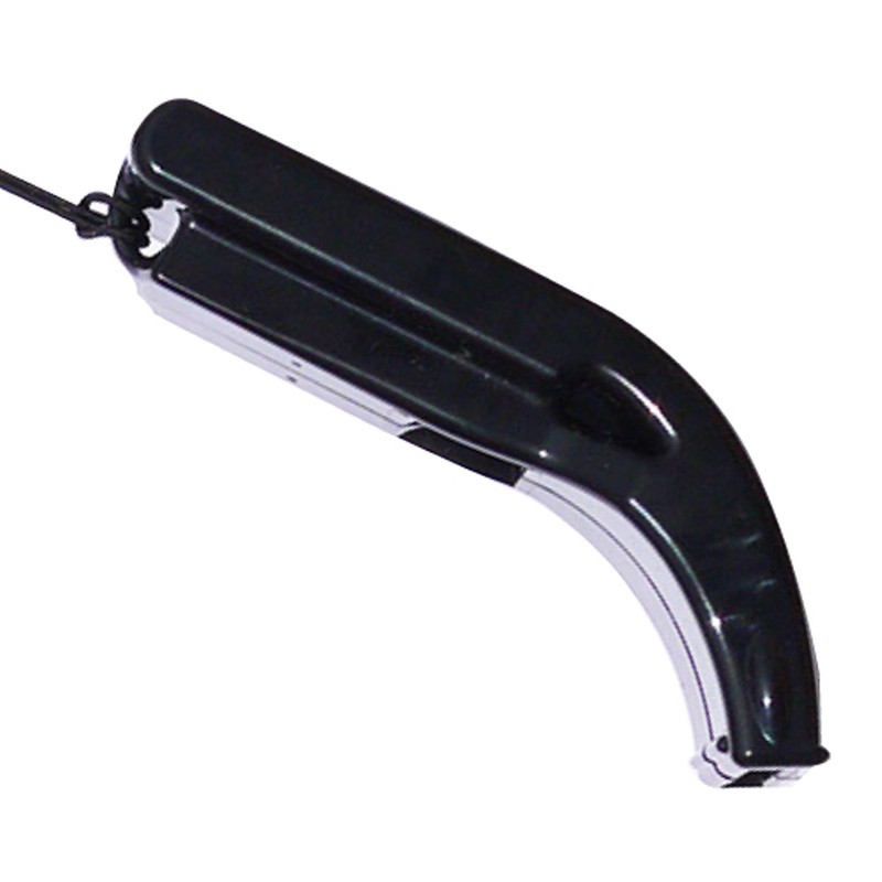 MIKASA BEAT500-BK Volleyball Whistle, Corkless, Black