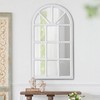 Sintosin Rustic Arched Window Pane Mirror 20 X 36 Inch,