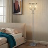 Hsyile Elegant Designs Modern Creative Crystal Floor Lamp,Suitable for Living