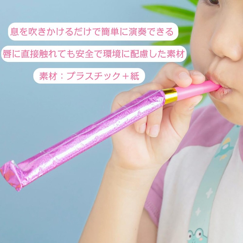 Blowback Whistle, Blowback Village, Children's Toy, Extra Long Blowback, Cheering