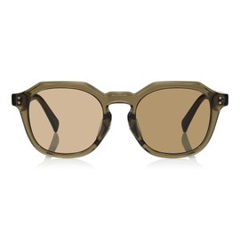 OWNDAYS SUN2119X-5S Dimming Sunglasses, Women's, Men's, Color Changing Sunglasses, UV Protection, UV Protection, For Driving, Outing, Fashionable,, Khaki