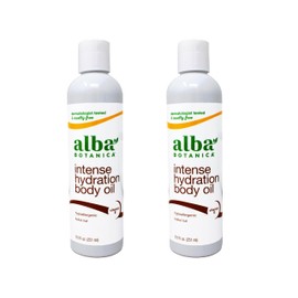 Alba Botanica Hawaiian Body Oil Kukui Nut 8.5 Ounces 2 Pack