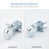 Spring Roller Shade Brackets for 1" Cardboard Roller Shades- Inside/Outside