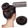 Healeved 2pcs Donut Wig Hair Bun Makers Adjustable Hair Doughnut