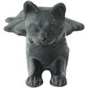 Woodside Heavy Duty Cast Iron Decorative Cat Door Wedge Stop,