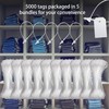 Perco 7 Inch Clear Transparent Hang Tag Snap Lock Pins