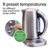 Hamilton Beach Professional Digital LCD Temperature Control Electric Tea Kettle,