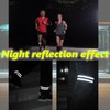 4 pcs Black Reflective Wrist Strap, Running Safety Gear Reflective