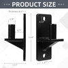 Rasugarlary Wall Mount Gate Hinges, Black Farm Gate Hinge, 4