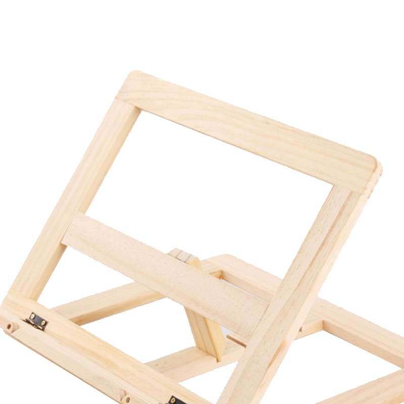 Wooden Book Stand Adjustable Book Holder Reading Stand Recipe Cookbook