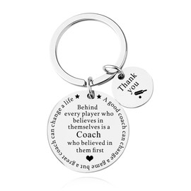 Sisadodo Cricket Coach Gifts for Women Men Coaches Thank You Appreciation Gifts for Cricket Coaches Coach Who Belived in First Engraved Keyring Gift for Mentor Leaving Retirement Gift Ideas
