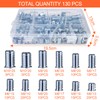 Legpador A total of 130 screw-in nuts, threaded insert wood