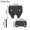 Sun Visor Repair Kit Compatible with Dodge RAM 1500 Trucks