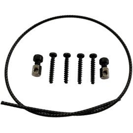 KlickFix Replacement Part Set Handlebar Adapter, Replacement Parts Bicycle Basket Bracket, Screws, Rope and Clamping Screw