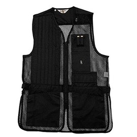 Bob-Allen Shooting Vest, Left Handed, Black, Medium