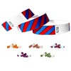 Tyvek Wristbands - Striped - 500 Pack - 3/4" Tyvek