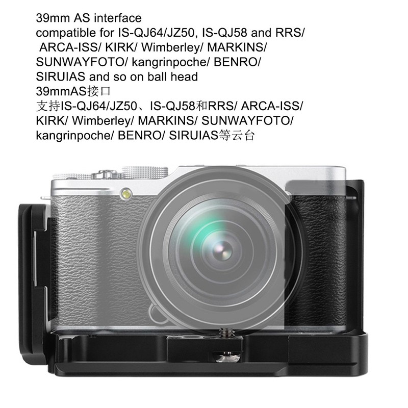 Aluminum Alloy Quick Release L plate Vertical Hand Grip Holder