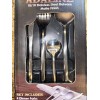 Bruntmor Modern Adaline Silverware 18/10 Stainless Steel 16 Piece Flatware