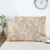 STYHO 100% Egyptian Cotton Decorative Floral Printed Pillow Cases 2
