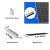 Solar Panel Mounting Brackets, Roof Mount Kit, Rails and Clamps