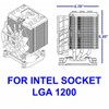Intel Genuine Intel Extreme Cooling Fan Heat Sink for i5-10600K