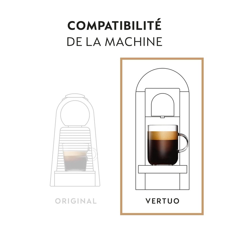 Nespresso Vertuo - 50 Arondio Capsules - Intensity 6 -