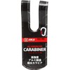 SK11 SAC-HG Aluminum Carabiner HG Silver 0.4 x 4.3 inches