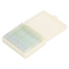 25PCS Microscope Slides Optical Glass Cover Transparent Slide Set for
