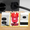 TA-VIGOR 4Pcs Oval Rubber Grommet, 46 x 23mm Double Sided