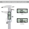 Digital Caliper, 0-150mm / 0-6" Metric Inch Conversion Depth Gauge