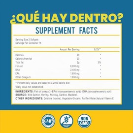 Mom Nutrix Aceite de Pescado Omega 3 con M?ximo Epa Dha