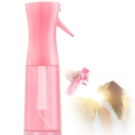 Spray bottles, Spray Water Bottle Fine Mist Refillable, Continuous Spray Bottle for Hair, Skin Care, Planting, Showering Pets, Travel, Cleaning & Home (Pink)