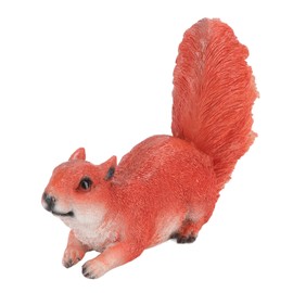 Resin Squirrel Figurine Statue Garden Landscape Decoration Animals Ornaments for Scenic Spots Courtyards Medium Squirrel with Tail Up