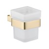 Housler® Brushed Brass (Gold) Square Bathroom accessories (Sq.BB.Tumbler)