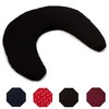 Cherry Stone Neck Pillow, 30 x 33 cm, Black, Cherry