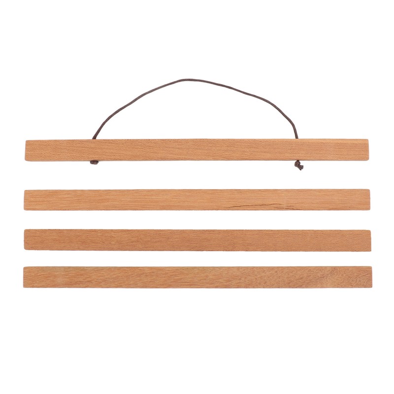 Teak Wood Magnetic Poster Hanger Frame Wooden Magnetic Hanger Frame