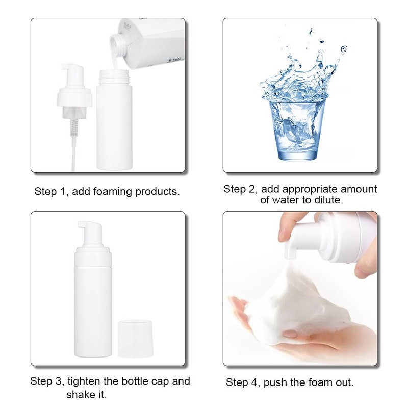 ERYUE 1pc 150ML(5.2oz) Foam Bottle Mousse Soap Foaming Pump Bottle