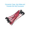 JST SM Connector, VANDESAIL SM 2Pin Jack Plug Male to
