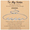 OAVOOK Sister Gifts Birthday Gifts for Women Friendship Bracelets Gifts