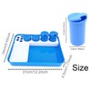 Perfeclan Instrument Tray Multi Purpose Equipment Organizer Compact Prep Tray