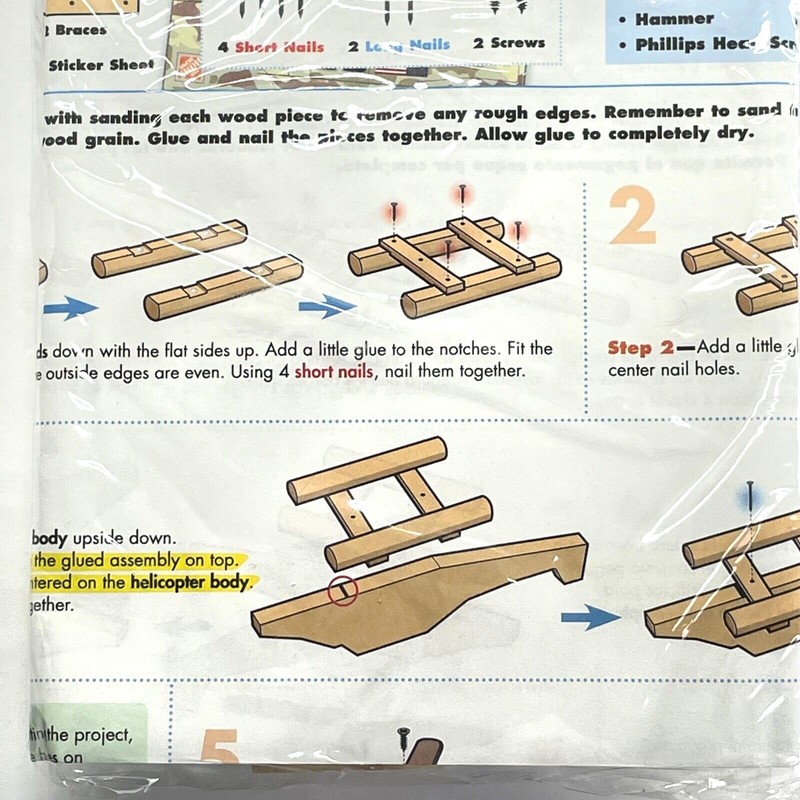 The Home Depot Kids Home Depot Complete Wooden Helicopter Construction