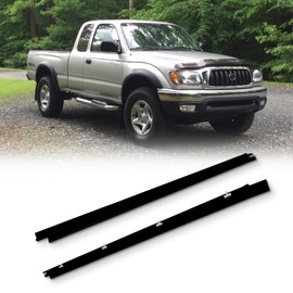 OCPTY 2PCS Car Outer Door Window Molding Trim Weatherstrip Window Seal Compatible with 1995-2004 For Toyota For Tacoma, Replace 68160-04020 68210-04020