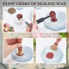 Hobbspring Carousel Wax Seal Stamp Replaceable Envelopes DIY Seal Stamp