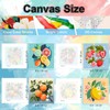 cviokrdu 4 Pack Framed Paint by Numbers Kit for Adults,Fruit