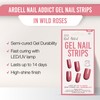 Ardell Nail Addict Gel Nail Strips - Wild Roses, Cures