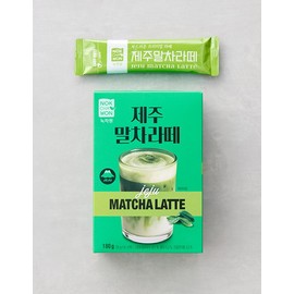 Nokchawon [녹차원] 제주 말차 라떼 (18g X 10개) [Green Tea World] Jeju Matcha Latte (18g X 10 pieces)