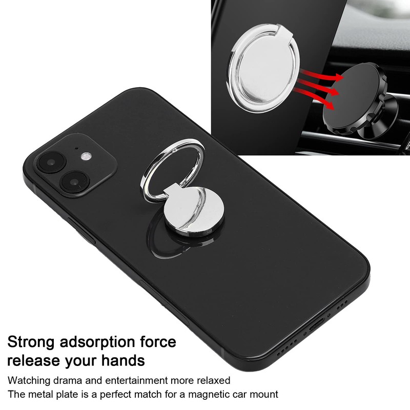 Phone Ring Holder, Mobile Phone Finger Ring Grip 360 Adjustable